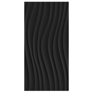 PORCELANATO DELTA 35X70 ESMAL. ACET. WAVE BLACK